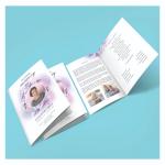A4 Size Funeral Program (Eulogy) 8 Pages