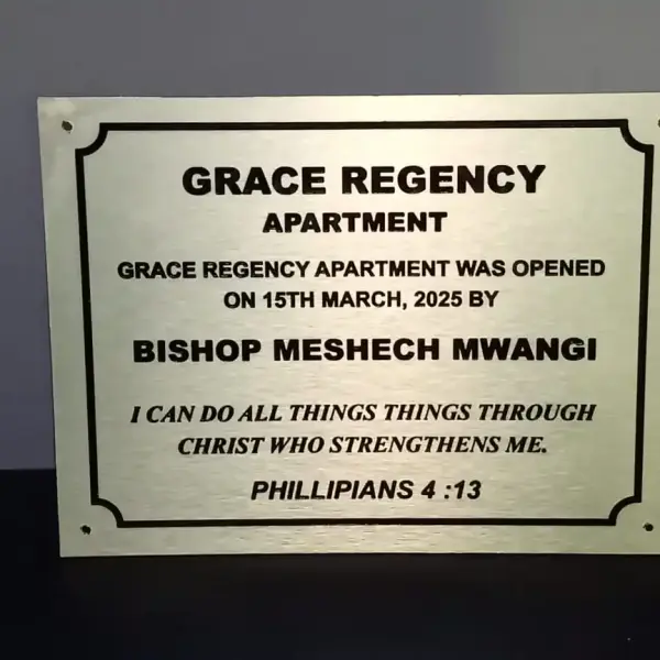 Ceremonial Plaque Plate