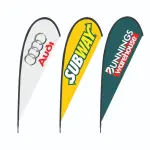 Tear Drop Flags