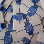 Long Double Flip wedding card